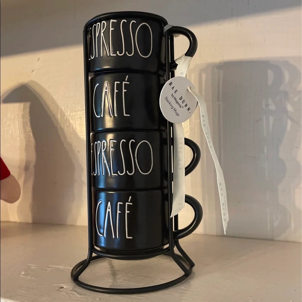 Rae Dunn Espresso mug stacker